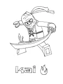 LEGO Ninjago kleurplaat 2